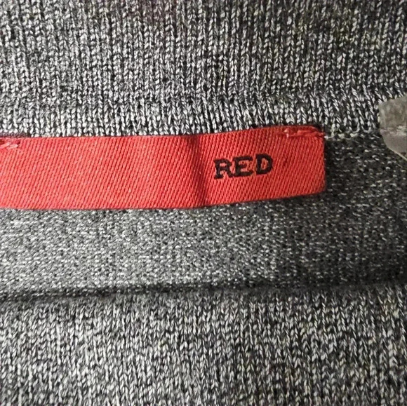 Heather Gray Knit Cowl Neck Sweaters Dress Women's Size L - Picture 2 of 7